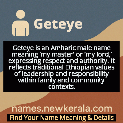 Geteye Name Meaning and Origin