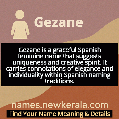 Gezane Name Meaning and Origin