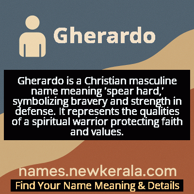 Gherardo Name Meaning and Origin