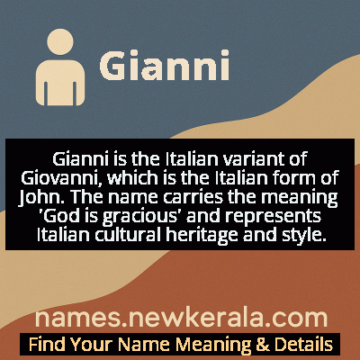 Gianni Name Meaning and Origin