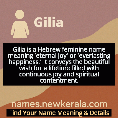 Gilia Name Meaning and Origin