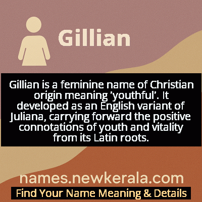 Gillian Name Meaning and Origin