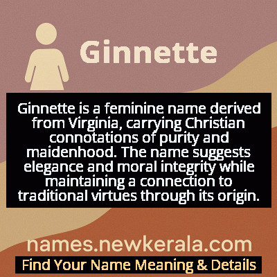 Ginnette Name Meaning and Origin