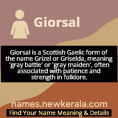 Giorsal Name Meaning and Origin
