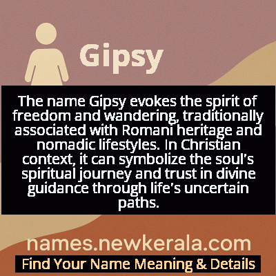 Gipsy Name Meaning and Origin