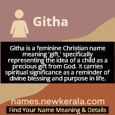 Githa Name Meaning and Origin