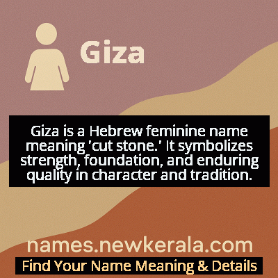 Giza Name Meaning and Origin