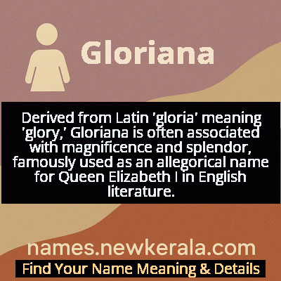 Gloriana Name Meaning and Origin