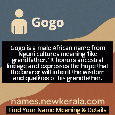 Gogo Name Meaning and Origin
