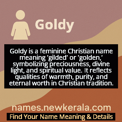 Goldy Name Meaning and Origin
