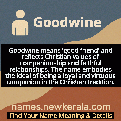 Goodwine Name Meaning and Origin