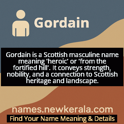 Gordain Name Meaning and Origin