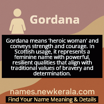 Gordana Name Meaning and Origin