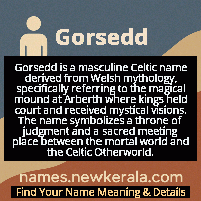 Gorsedd Name Meaning and Origin