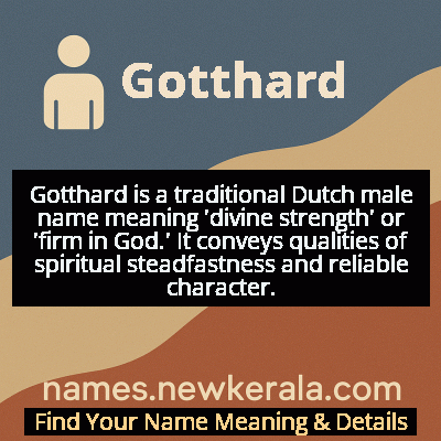 Gotthard Name Meaning and Origin