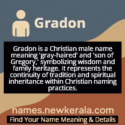 Gradon Name Meaning and Origin