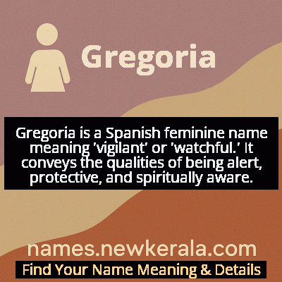 Gregoria Name Meaning and Origin