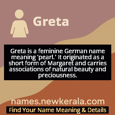 Greta Name Meaning and Origin