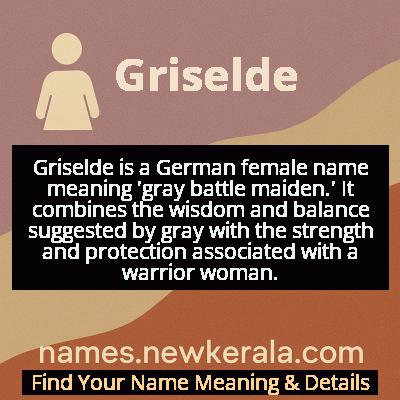 Griselde Name Meaning and Origin