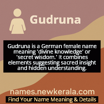 Gudruna Name Meaning and Origin
