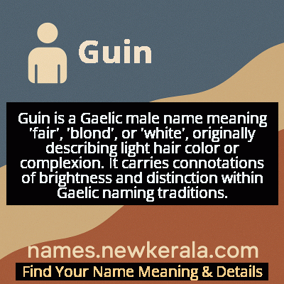 Guin Name Meaning and Origin