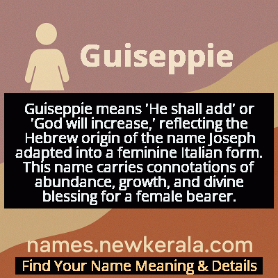 Guiseppie Name Meaning and Origin