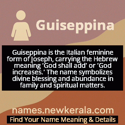 Guiseppina Name Meaning and Origin