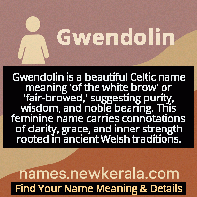 Gwendolin Name Meaning and Origin
