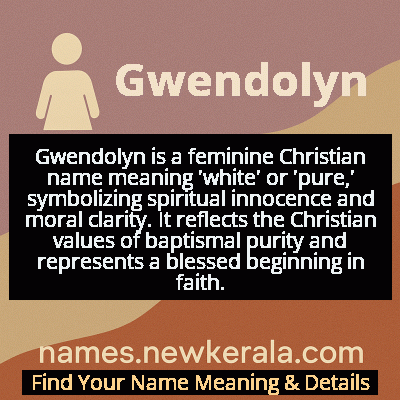 Gwendolyn Name Meaning and Origin