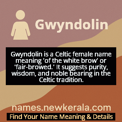Gwyndolin Name Meaning and Origin