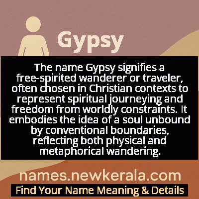 Gypsy Name Meaning and Origin