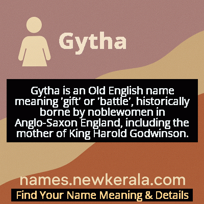 Gytha Name Meaning and Origin