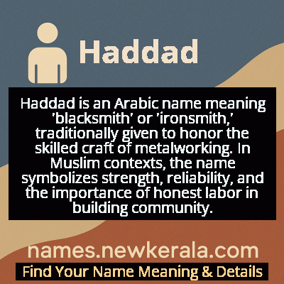 Haddad Name Meaning and Origin