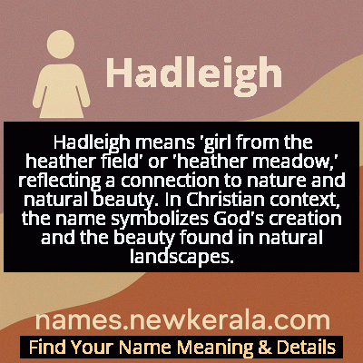 Hadleigh Name Meaning and Origin
