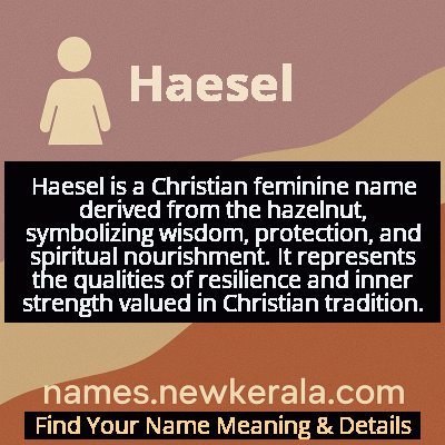 Haesel Name Meaning and Origin