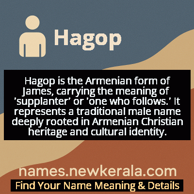 Hagop Name Meaning and Origin