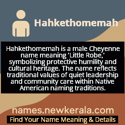Hahkethomemah Name Meaning and Origin