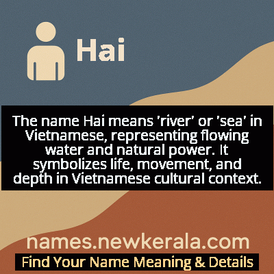 Hai Name Meaning and Origin