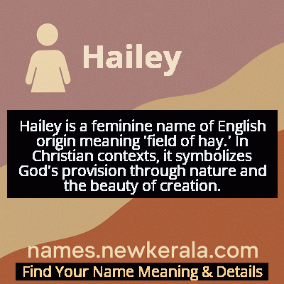 Hailey Name Meaning and Origin