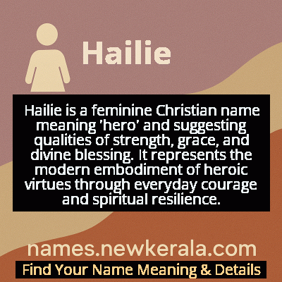 Hailie Name Meaning and Origin