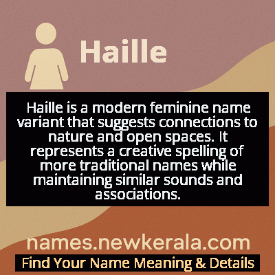 Haille Name Meaning and Origin