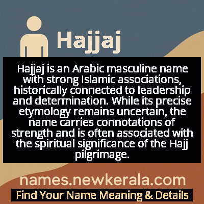 Hajjaj Name Meaning and Origin