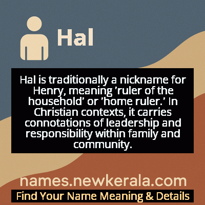 Hal Name Meaning and Origin