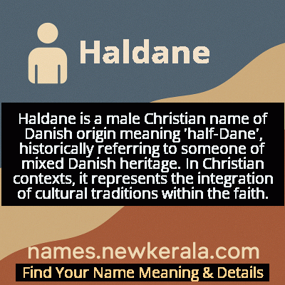 Haldane Name Meaning and Origin