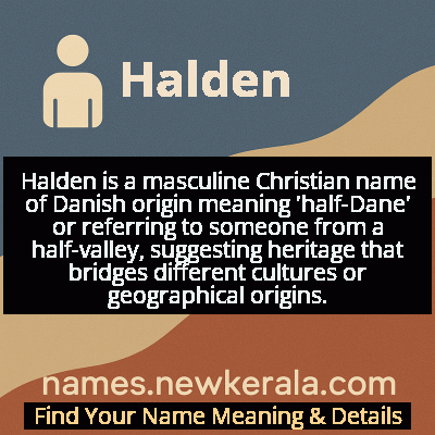 Halden Name Meaning and Origin