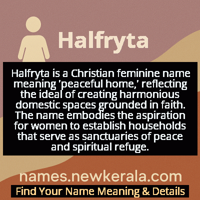 Halfryta Name Meaning and Origin