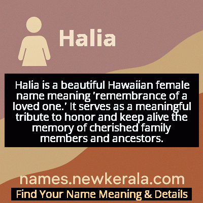 Halia Name Meaning and Origin