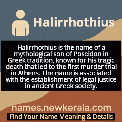 Halirrhothius Name Meaning and Origin