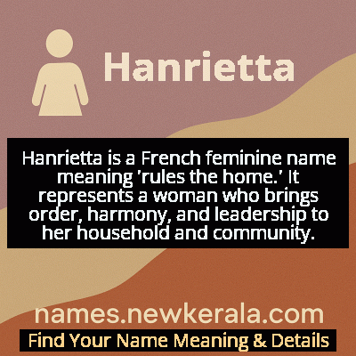 Hanrietta Name Meaning and Origin