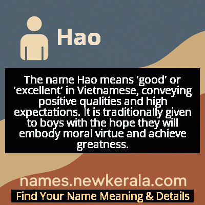 Hao Name Meaning and Origin